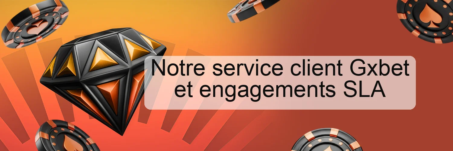 Notre service client Gxbet et engagements SLA